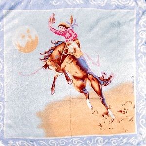 Cowgirl Silk Scarf Wild Rag